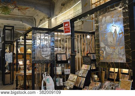 Manila, Ph - Feb 8 - Display Booths At First United Building On February 8, 2020 In Escolta, Manila,