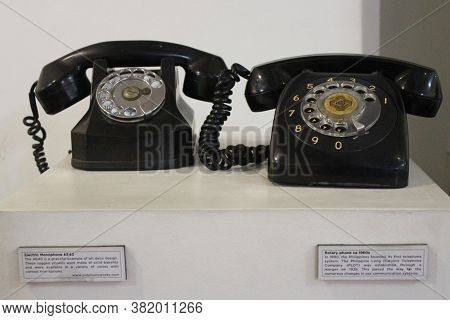 Manila, Ph - Feb 8 - Vintage Rotary Phone At First United Building Museum On February 8, 2020 In Esc