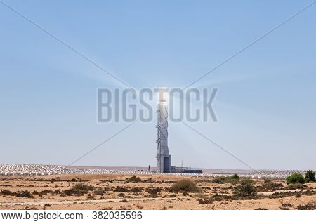Solar Phantoms In The Air Next To The Tower Of The Israeli Environmental Services Company - Alstom S