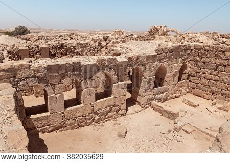 Shivta - A National Park In Southern Israel, Includes The Ruins Of An Ancient Nabatean City In The N