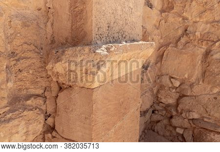 Shivta - A National Park In Southern Israel, Includes The Ruins Of An Ancient Nabatean City In The N