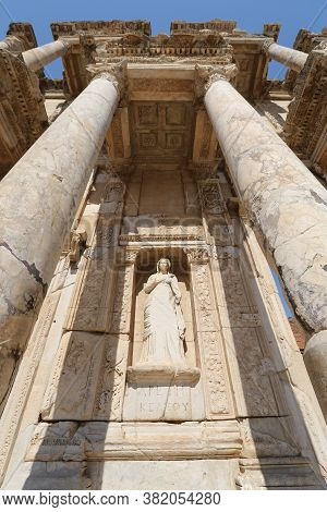 Personification Of Virtue, Arete Statue In Ephesus Ancient City, Selcuk Town, Izmir City, Turkey