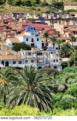 Gran Alacant Urbanization In The Coast Of Alicante In Summer