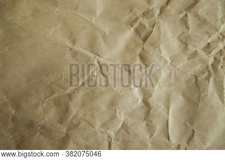 Crumpled Brown Paper Texture Cardboard Box Textured Background