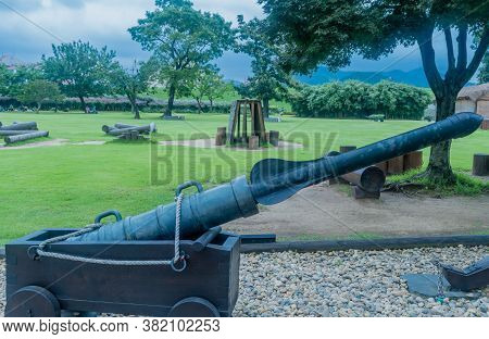 Seosan, South Korea; August 14, 2020: For Editorial Use Only. Old Traditional Joseon Dynasty Korean 