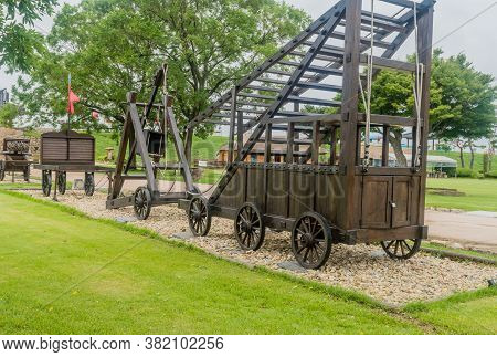 Seosan, South Korea; August 14, 2020: For Editorial Use Only. Old Traditional Joseon Dynasty Korean 
