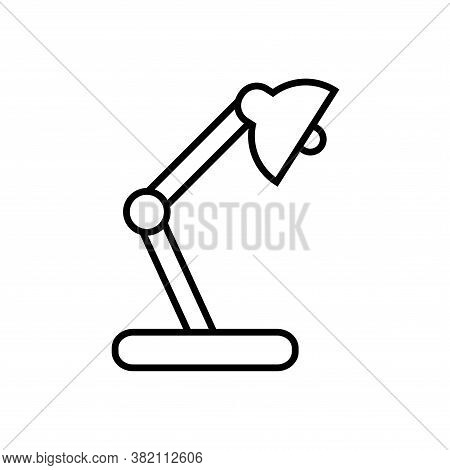 Table Lamp Icon Isolated On White Background From Work Office Collection. Table Lamp Icon Trendy And