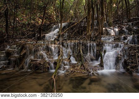 Ka Ngae Sot Waterfall 2 St Floor At Thung Yai Naresuan Wildlife Sanctuary National Park (east Side) 