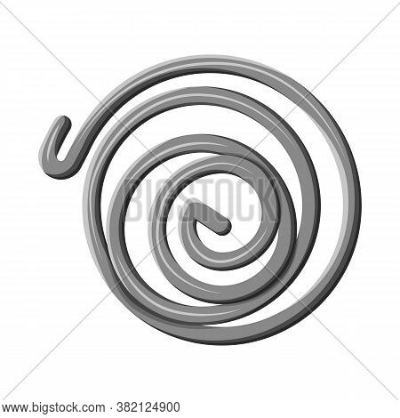 Vector Illustration Of Coil And Detail Sign. Web Element Of Coil And Metal Vector Icon For Stock.