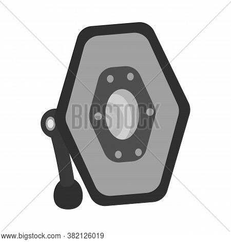 Vector Illustration Of Projector And Lamp Logo. Graphic Of Projector And Photo Stock Symbol For Web.
