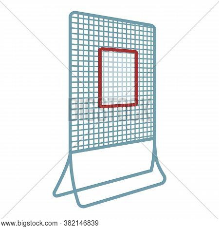 Hurling Net Gate Icon. Cartoon Of Hurling Net Gate Vector Icon For Web Design Isolated On White Back
