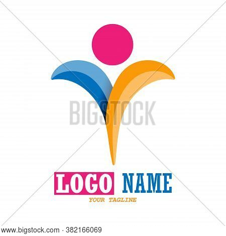 Idea Of The Logo. Vector Illustration For Logo, Logo Or Sticker, For Graphic And Print Design