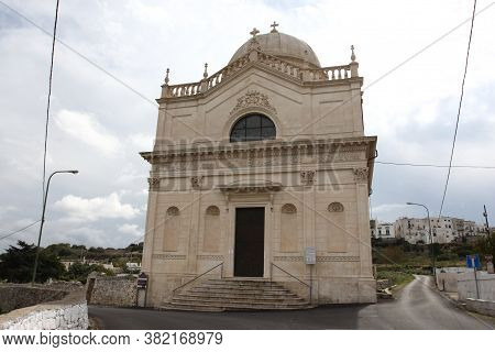 Ostuni, Italy - October 6, 2010: The Church Of The Madonna Della Grata