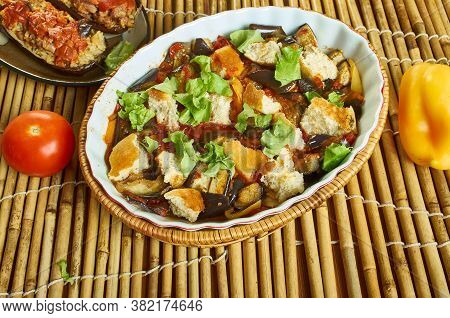 Italian Aubergine Traybake