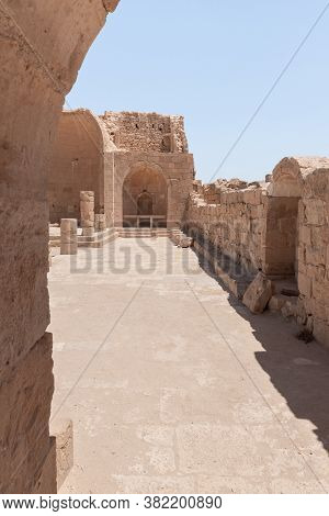 Entrance To The South Church In Ruins Of Shivta - A National Park In Southern Israel, Includes The R