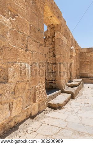 Shivta - A National Park In Southern Israel, Includes The Ruins Of An Ancient Nabatean City In The N