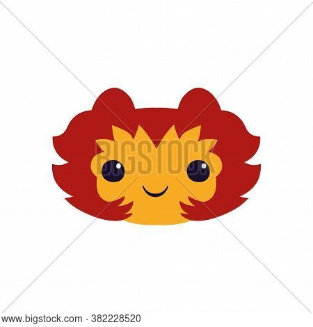 Isolated Wolfman Kawaii Halloween Scare Icon- Vector