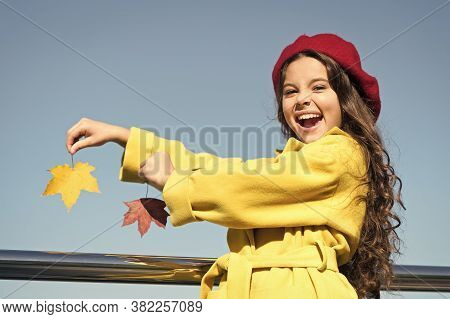 Autumn Bucket List For Children. Clear Sky And Good Weather. Inspiring Fall. Ideas For Autumn Leisur