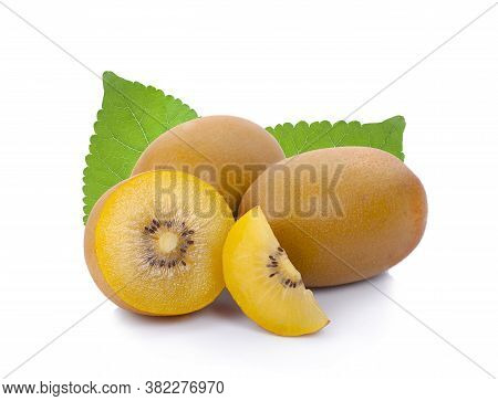 Kiwi Gold Isolated On The White Background