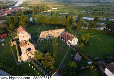 Carta - Ruins of Medieval Cistercian abbey from Carta village, Sibiu county, Transylvania, Romania