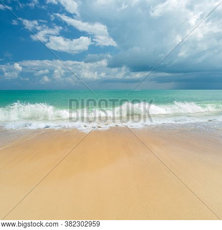 Ta Keng Beach in Phuket Thailand landscape
