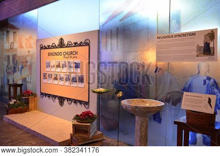 Manila, Ph - Jan 3 - Binondo Church History At Chinatown Museum On January 3, 2020 In Manila, Philip