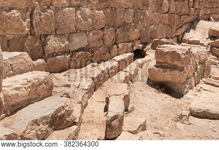 Shivta - A National Park In Southern Israel, Includes The Ruins Of An Ancient Nabatean City In The N