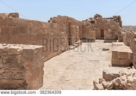 Shivta - A National Park In Southern Israel, Includes The Ruins Of An Ancient Nabatean City In The N