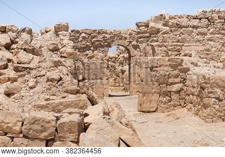 Shivta - A National Park In Southern Israel, Includes The Ruins Of An Ancient Nabatean City In The N