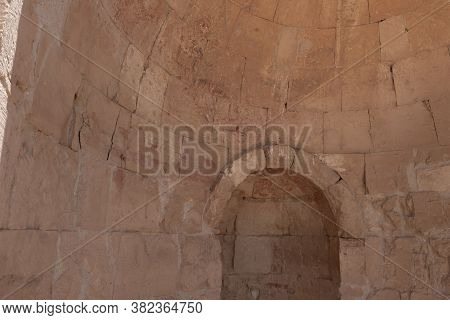 The South Church In Ruins Of Shivta - A National Park In Southern Israel, Includes The Ruins Of An A