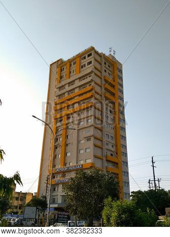 Utter Pardesh , India - Building , A Picture Of Building In Noida 24 August 2020