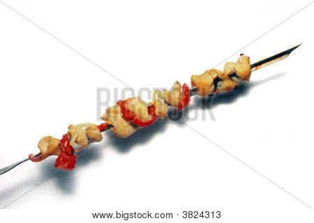 Chicken Kebab Isolated