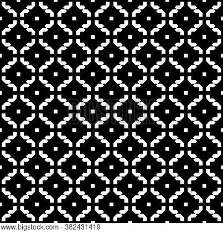 Seamless Pattern With Ethnic Ornament. Embroidery Background. Tribal Wallpaper. Ethnical Folk Image.