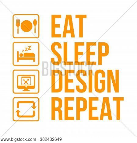 Graphic Designer Daily Activity Life Infographic Vector