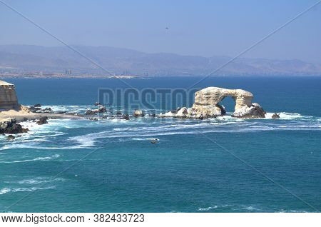Natural Eroded Rock Formation 