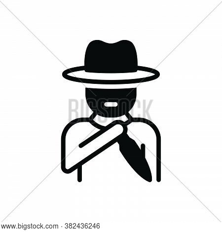 Black Solid Icon For Killer Assassin Thug Slayer Assassin Butcher Executioner Torturer Knife
