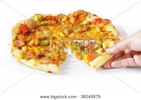 Slice Pizza løftet op