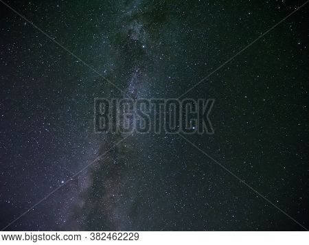 Under The Milky Way Galaxy, Stars And Star Clusters