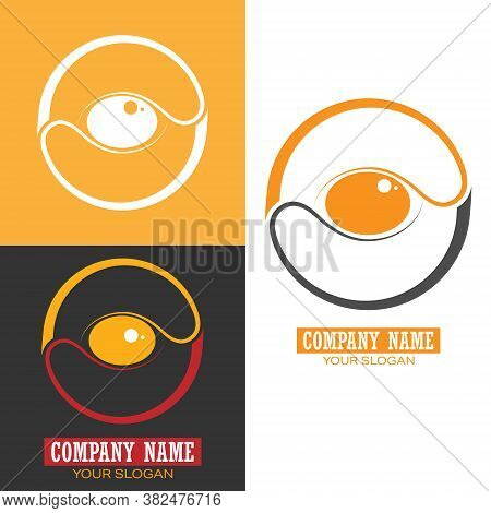 Logo Template. Vector Illustration For Logo, Logo Or Sticker, For Graphic And Print Design
