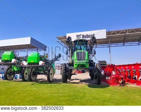 Kyiv, Ukraine - August 24, 2020: The Self-propelled Sprayer At Kyiv, Ukraine On August 24, 2020