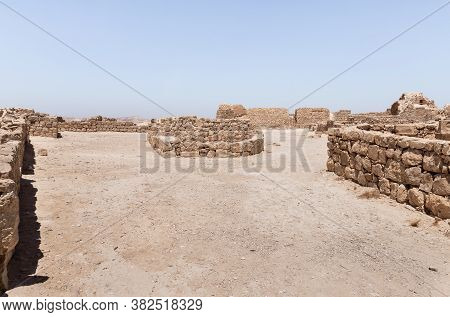 Shivta - A National Park In Southern Israel, Includes The Ruins Of An Ancient Nabatean City In The N