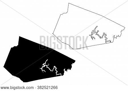 Spencer County, Kentucky (u.s. County, United States Of America, Usa, U.s., Us) Map Vector Illustrat