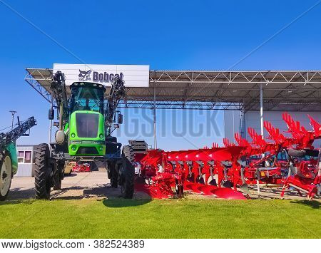 Kyiv, Ukraine - August 24, 2020: The Self-propelled Sprayer At Kyiv, Ukraine On August 24, 2020