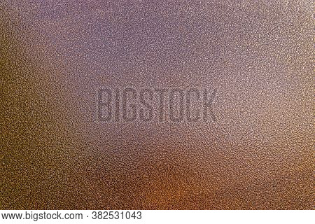 Texture Of A Metallic Brown Surface. Bronze Texture Of The New Metal Door