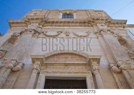 Iglesia de Santa Chiara. Copertino. Puglia. Italia.