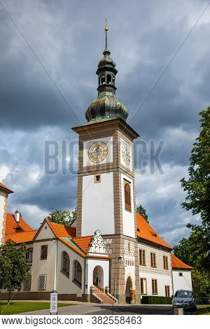 Zbraslav, Czech Republic- 24.08.2020: Church Of St. Jacob The Elder In Zbraslav - Prague, Czech Repu