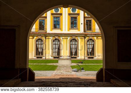 Zbraslav, Czech Republic- 24.08.2020: Castle In Zbraslav - Prague, Czech Republic