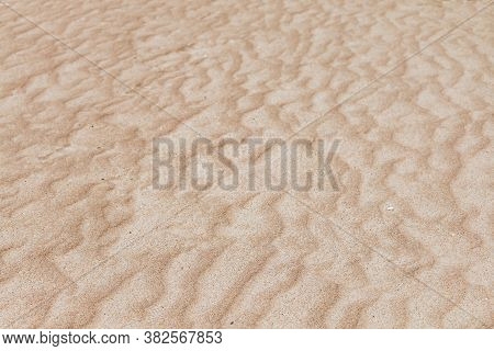 Sand Tekstur. Sandstrand For Baggrund. Sand Background.