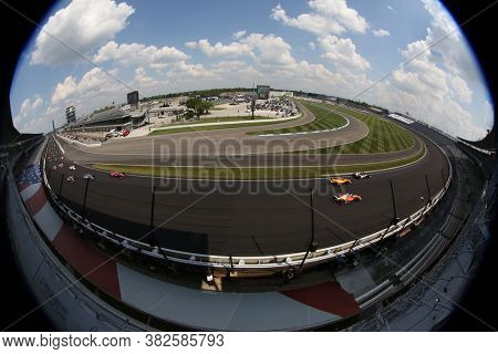 August 23, 2020 - Indianapolis, Indiana, USA: The NTT IndyCar Series teams take to the track to race for the Indianapolis 500 at Indianapolis Motor Speedway in Indianapolis Indiana.