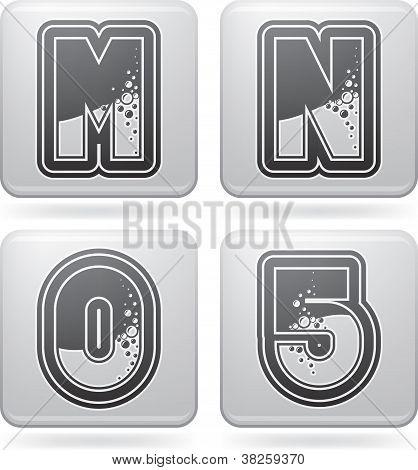 Digits & Capital Letters